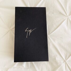 Giuseppe Zanotti Black Designer Shoe Box